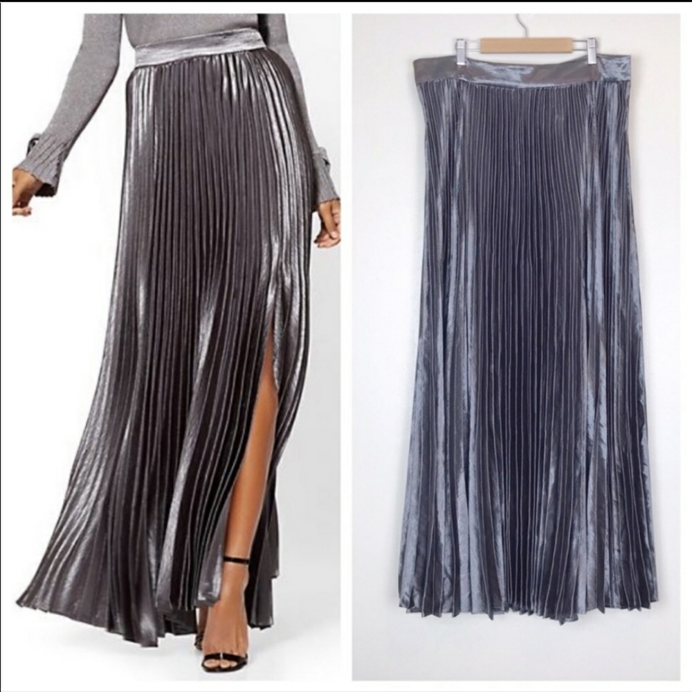 Newyork&company Pleated Holiday Skirt